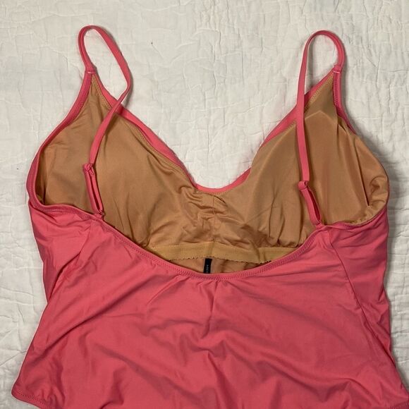 NWT J.Crew Scoopneck one-piece in pink size 20 - Picture 6 of 7